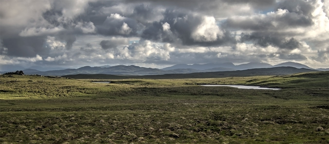 Lewis lochs and the hills of Uig