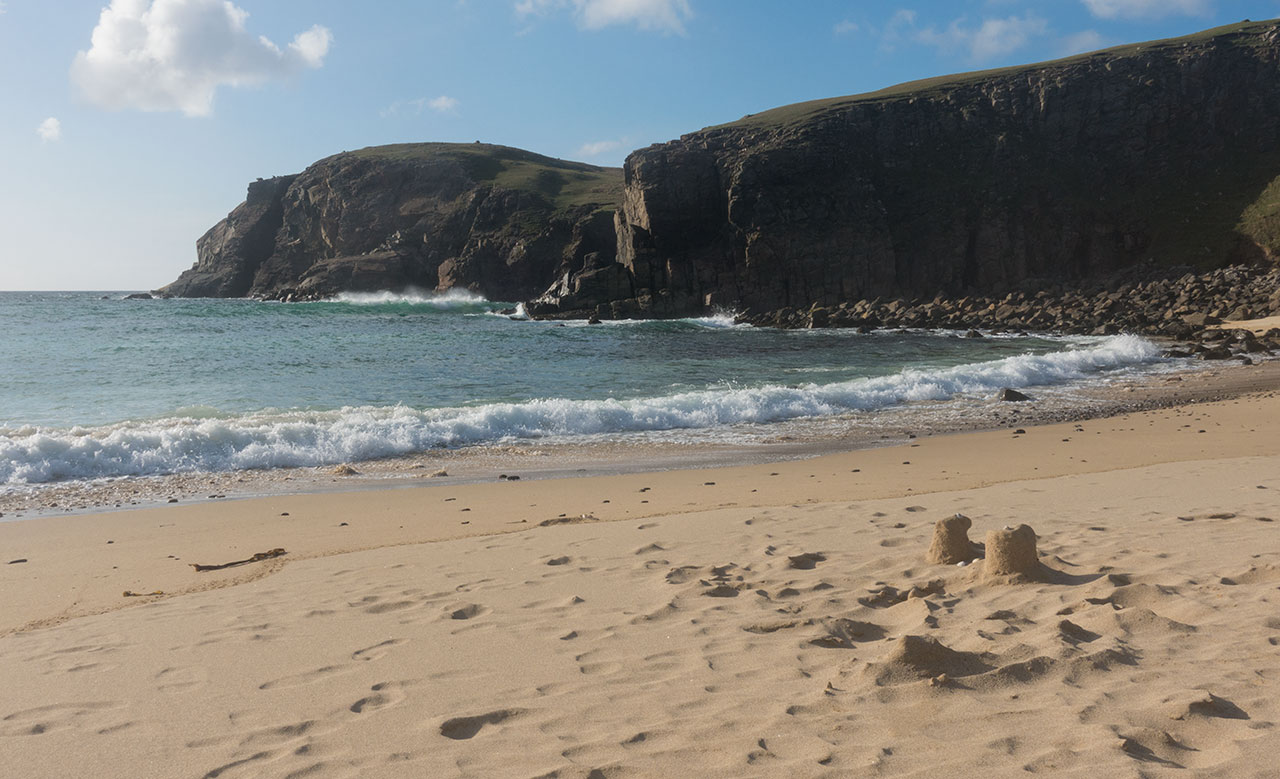 Beach near Dollag's Cottage on the Isle of Lewis